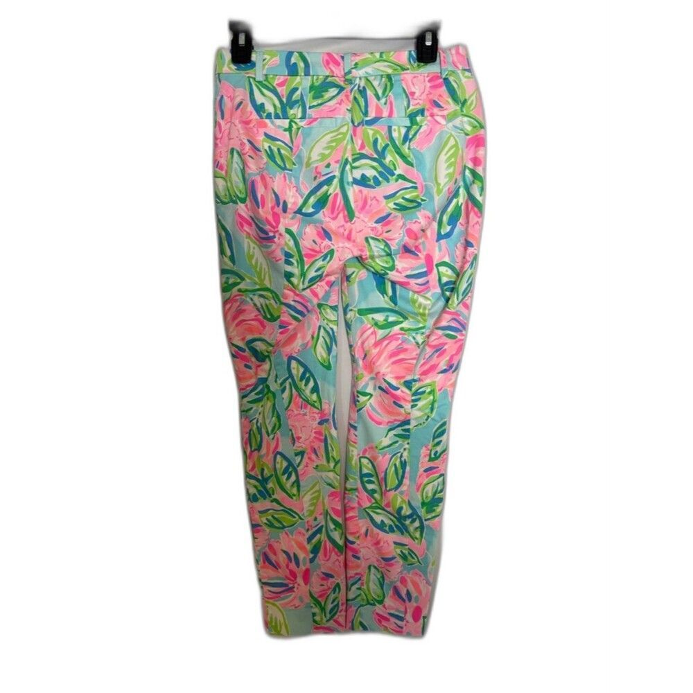 Lilly Pulitzer Kelly High Rise Skinny Ankle Pants Women's Size 2 Totally Blossom - Picture 5 of 11